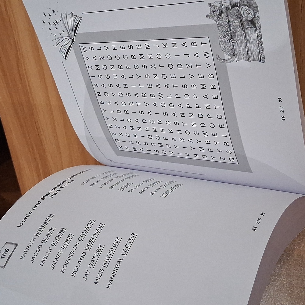 "Book Lover's Wordsearch" By: Literary Greats - Picture 9 of 11